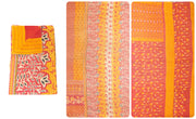 handmade cotton kantha blanket sofa throw