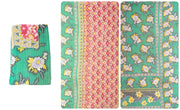 vintage sari kantha sofa cover blanket