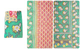 vintage sari kantha sofa cover blanket