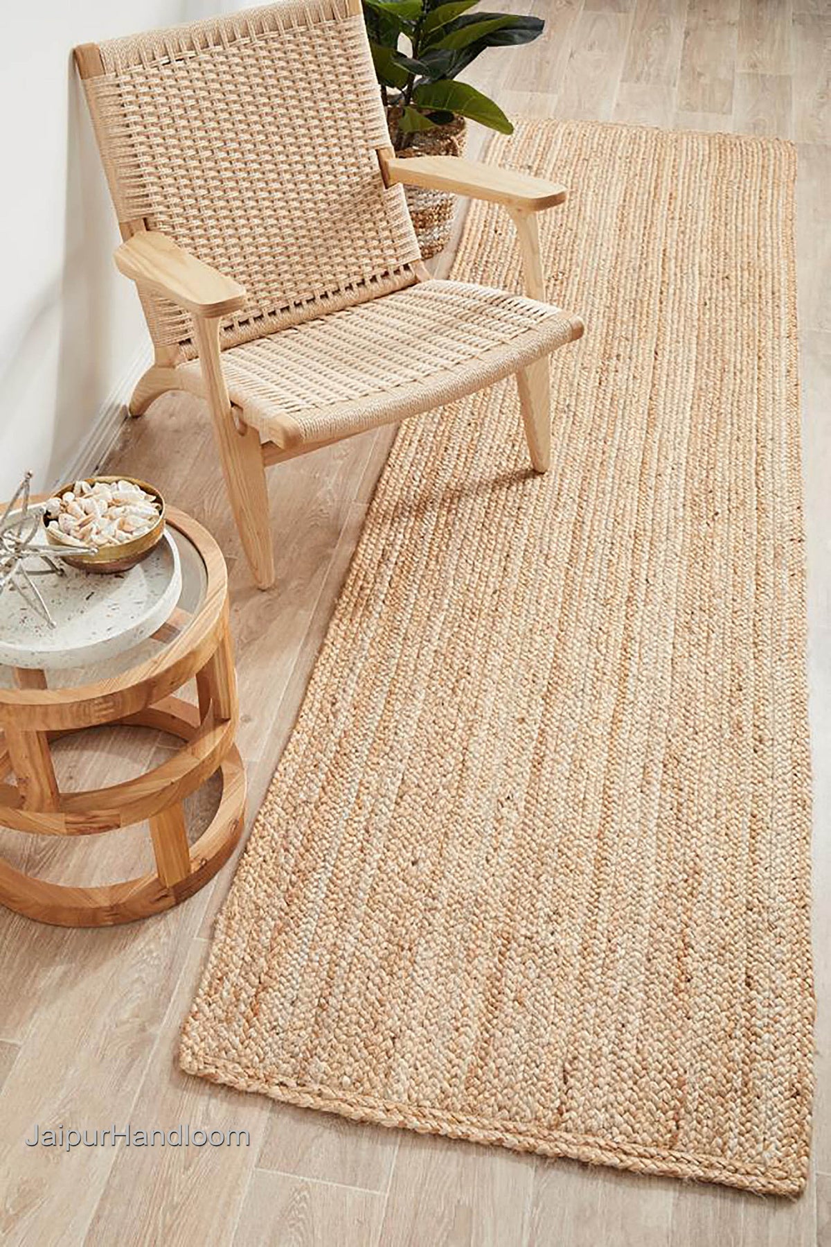 Boho Stair Runner Carpet Thin Stair Mat for Wooden Steps Jute Stair Treads
