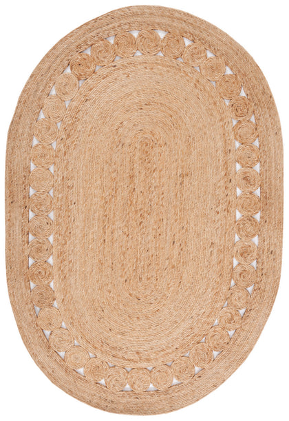 Large Oval Jute Rug 10'x14' Seagrass Jute Oval Area Rugs 6'x9' for Dining Room