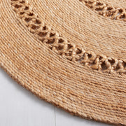 Natural Hand-Braided Jute Oval Rug 5' x 8' Custom Size Oval Jute Rug ON SALE