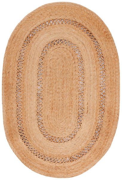 Natural Hand-Braided Jute Oval Rug 5' x 8' Custom Size Oval Jute Rug ON SALE