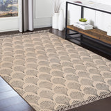Hand Block Print Rug, Cotton Area Carpet Rug, Washable Cotton Rug, Cotton Doormat