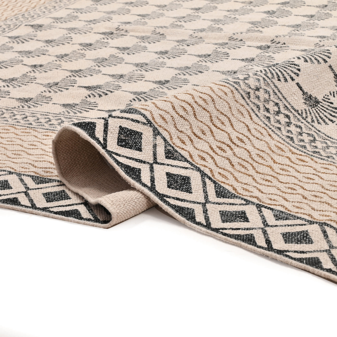 No Slip Cotton Rugs, Washable Cotton Rugs, Extra Large Area Rug, Cotton Bedside Rug
