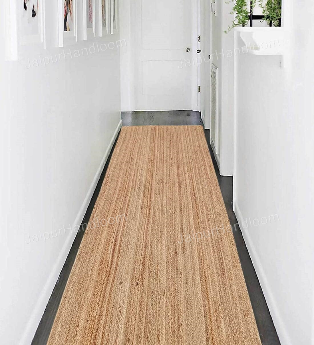 Seagrass Jute Stair Runner Carpet 2.6X20 Foot Braided Jute Stair Treads Rug