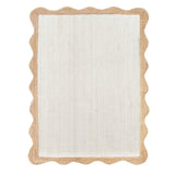 Scalloped Rug Wavy Scallop Rug Wavy Border Scalloped Rug Jute Area Rug