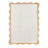 Scalloped Rug Wavy Scallop Rug Wavy Border Scalloped Rug Jute Area Rug