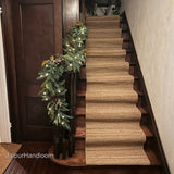 Natural Jute Stair Runner Rug Boho Stair Carpet Non Slip Runner for Stair Treads