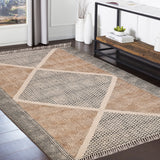 Cotton Area Rug, Extra Large Indoor Rugs, Home Washable Rug, Modern Decor Rugs