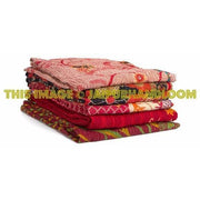 10 wholesale Vintage Kantha quilt, Kantha, kantha throw, sari quilt-Jaipur Handloom
