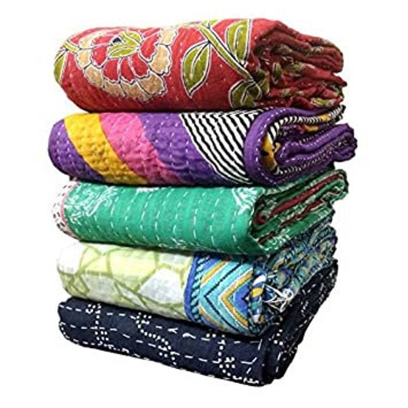 Wholesale Vintage kantha Quilts Throws in India Jaipur Handloom