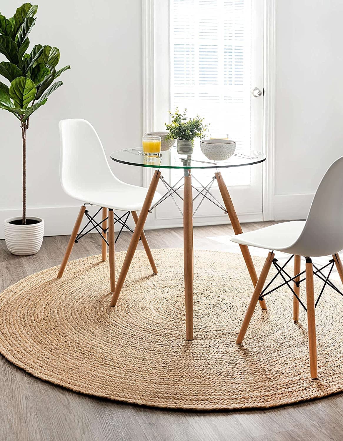 Jute Round rug - Jaipur Handloom