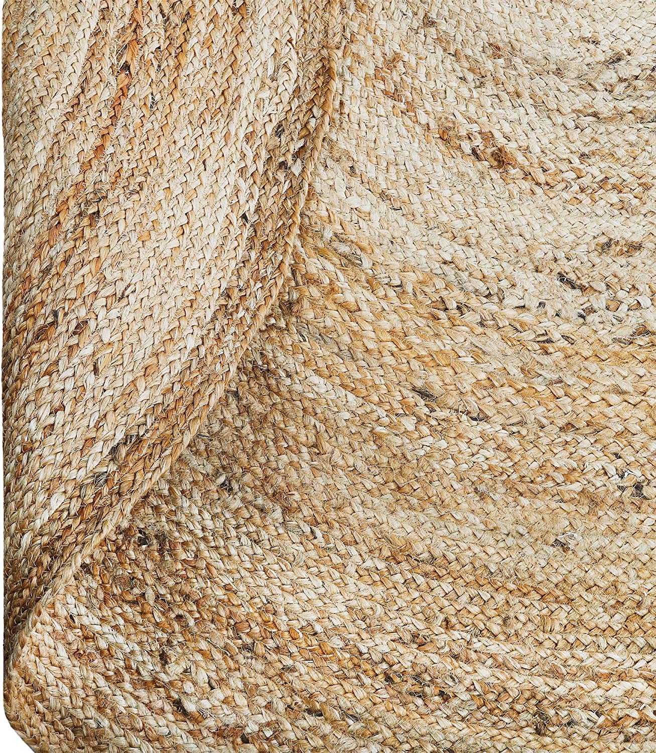 circle rug - Round jute rug - Jaipur Handloom