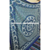 100% cotton indian mandala bed sheet bohemian elephant bed cover blanket-Jaipur Handloom
