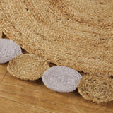 100% natural round jute rugs, handwoven from India | Jaipur Handloom