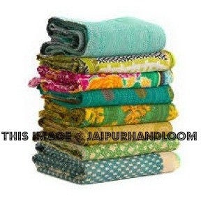 10pc wholesale Sari Quilts Throws - Premium Quality-Jaipur Handloom