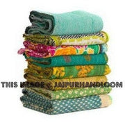 10pc wholesale Sari Quilts Throws - Premium Quality-Jaipur Handloom