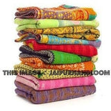 10pc wholesale Sari Quilts Throws - Premium Quality-Jaipur Handloom
