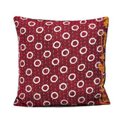 16" indian style dining chair cushion covers bohemian kantha pillow cases C25-Jaipur Handloom