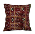 16" square kantha floor cushions bohemian outdoor seating cushions