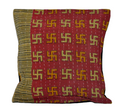 16X16 vintage kantha pillow covers boho bedroom cushion covers toss pillows