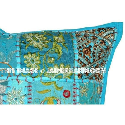 20" Mediation Yoga Pillows in Square Shape Bohemian Floor Cushions on Sale-Jaipur Handloom