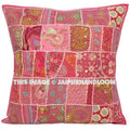 20x20 XL Pink Decorative Throw Pillow covers for Sofa Couch on sale-Jaipur Handloom
