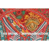 22" Patchwork Round Floor Pillow round floor Cushion embroidered Bohemian Patchwork floor cushion pouf Vintage Indian Foot Stool Bean Bag-Jaipur Handloom