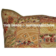 24" Beige Sofa Cushions buy online patchwork throw pillows for couch-Jaipur Handloom