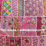 24" Boho chic bedroom pillows bohemian embroidered sofa pillows cushions-Jaipur Handloom