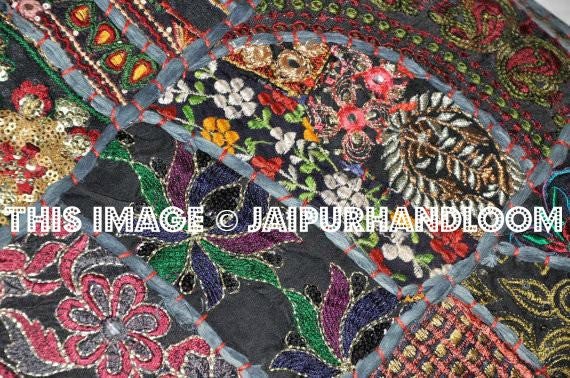 24X24 Indian Handmade Meditation Pillows Bohemian Floor Cushions-Jaipur Handloom