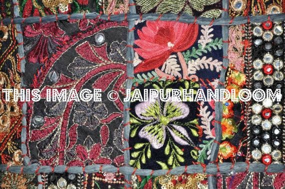 24X24 Indian Handmade Meditation Pillows Bohemian Floor Cushions-Jaipur Handloom