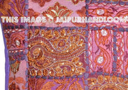24x 24 Purple Pillow Covers Indian Style Organic Throw Pillows For Couch-Jaipur Handloom