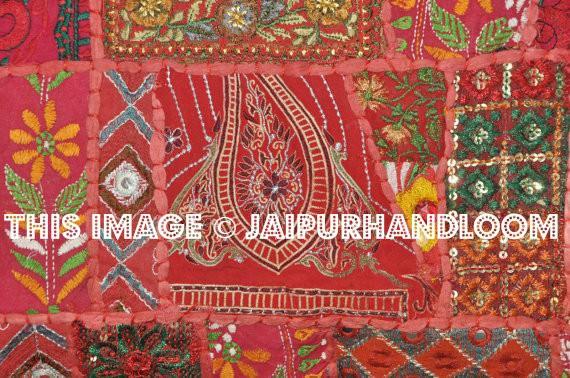 24x24" Indian Style Sofa Pillows Handmade embroidered floor cushions