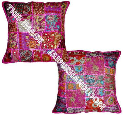 2pc Pink wholesale set Decorative Tribal accent throw pillow covers