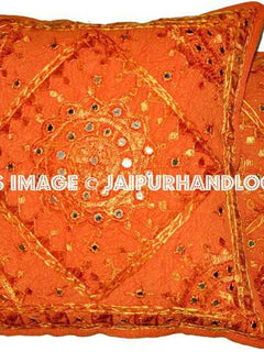 Indian Mirror Embroidery Pillows