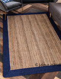 3' X 5' Living Room Organic Jute Rug Carpet Bohemian Floor Mat Rug Runner-Jaipur Handloom