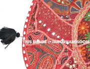 32" XL Round giant floor pillow floor Cushion floor pouf floor pillow cushon floor pillow pouf large pillow pouf floor cushion-Jaipur Handloom