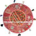 32" XL Round giant floor pillow floor Cushion floor pouf floor pillow cushon floor pillow pouf large pillow pouf floor cushion-Jaipur Handloom
