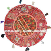 32" XL Round giant floor pillow floor Cushion floor pouf floor pillow cushon floor pillow pouf large pillow pouf floor cushion-Jaipur Handloom