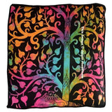 35" square tie dye good luck elephant floor cushions indian yoga pillows-Jaipur Handloom
