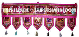 38x14" Decorative Toran Valance, Vintage Door Hanging