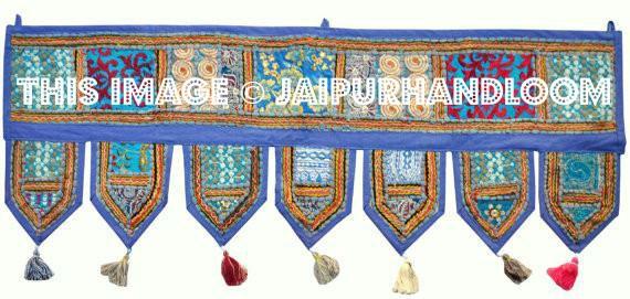 38x14" Decorative Vintage Door Hanging Window Decor Toran-Jaipur Handloom