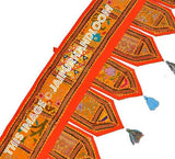 38x14" Decorative indian Door Hanging Valance Toran-Jaipur Handloom