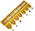 38x14" Decorative valance toran window treatment-Jaipur Handloom