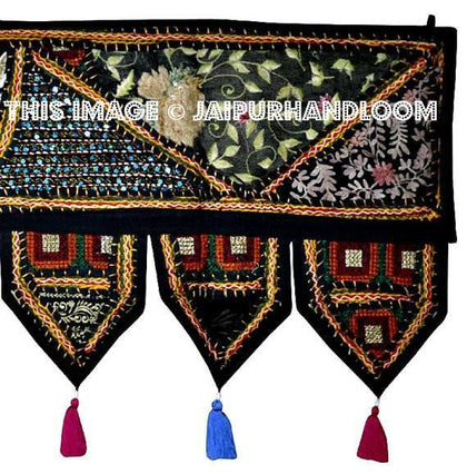 38x14" Decorative window valance door curtain-Jaipur Handloom