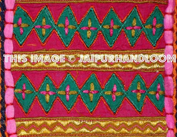 38x14" Pink Decorative Door Valance Door Treatment-Jaipur Handloom