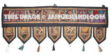 38x14" Vintage Indian temple door frame valance-Jaipur Handloom