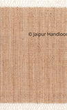 4' X 6' Natural Braided Jute Runner for Living Room, Boho Kitchen Area Carpet-Jaipur Handloom